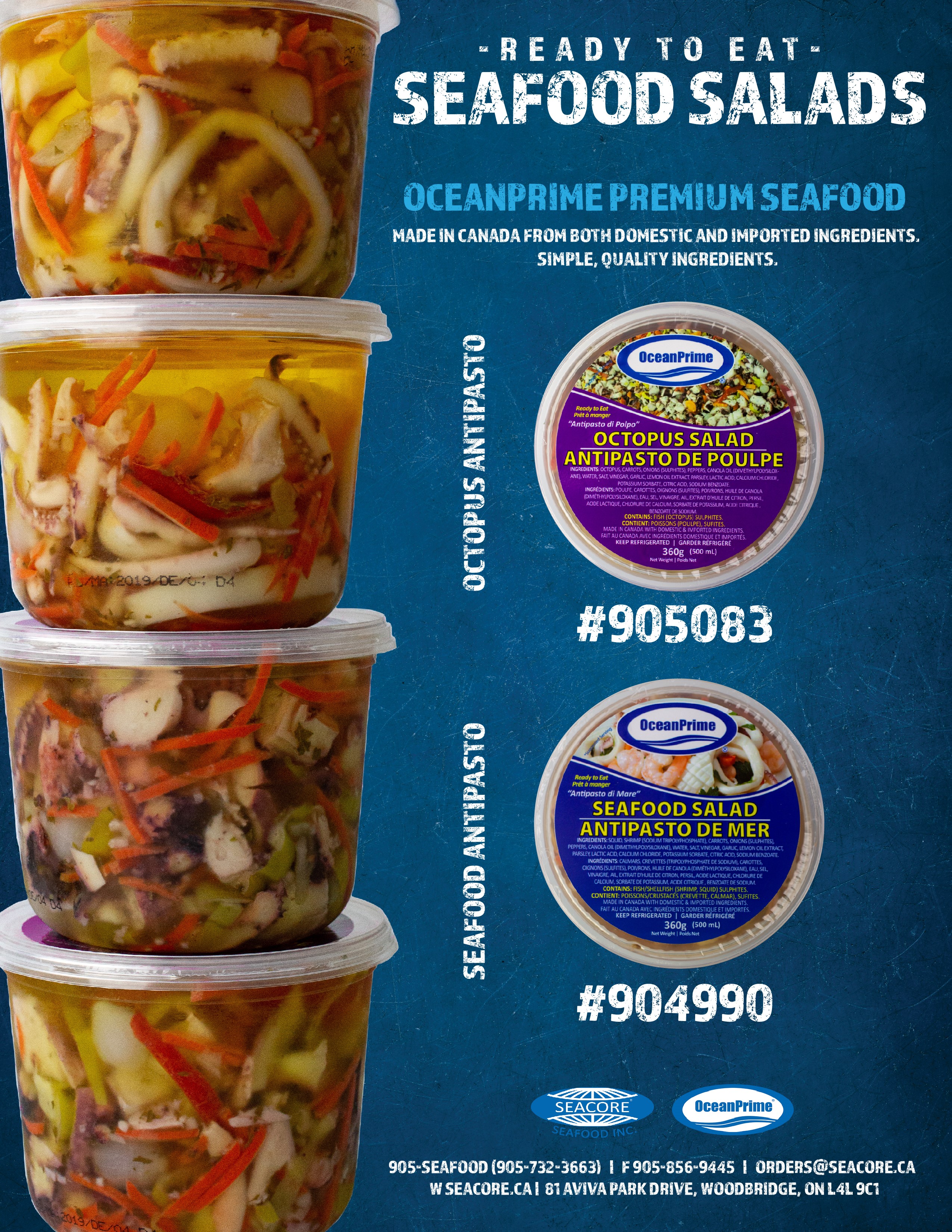 Seafood Salad Seacore Seafood Products